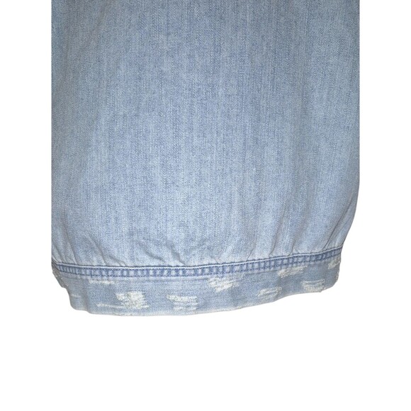 Jackson Hooded Denim Long Full Zip Lagan Look Kangaroo Pocket Jacket Mens Medium - Picture 5 of 7